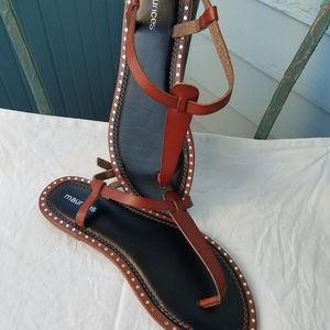 Maurice's leather sandals